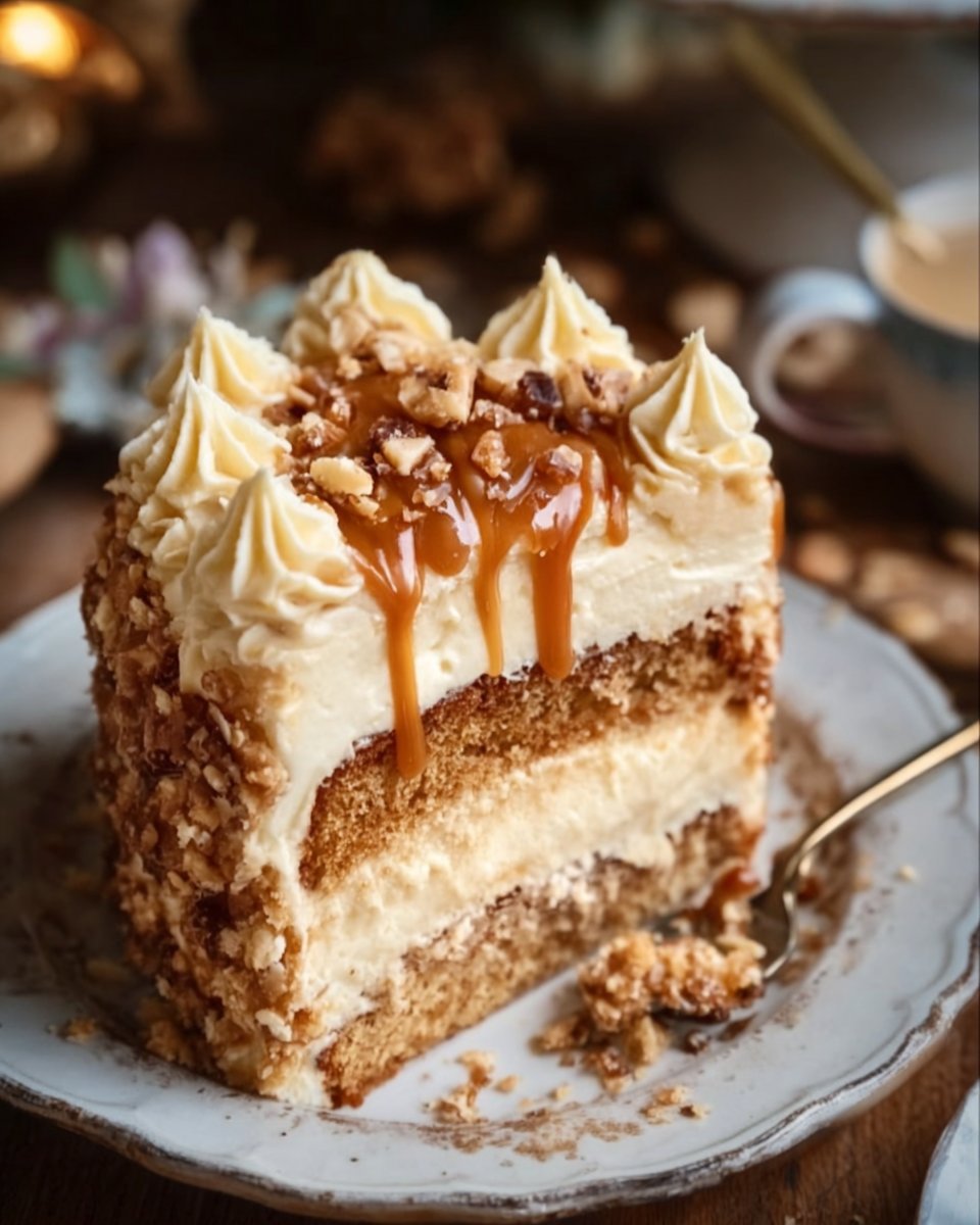 Butterscotch Bliss Crunch Cake
