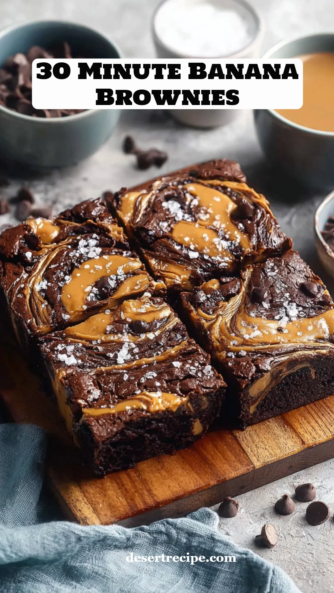 30 Minute Banana Brownies