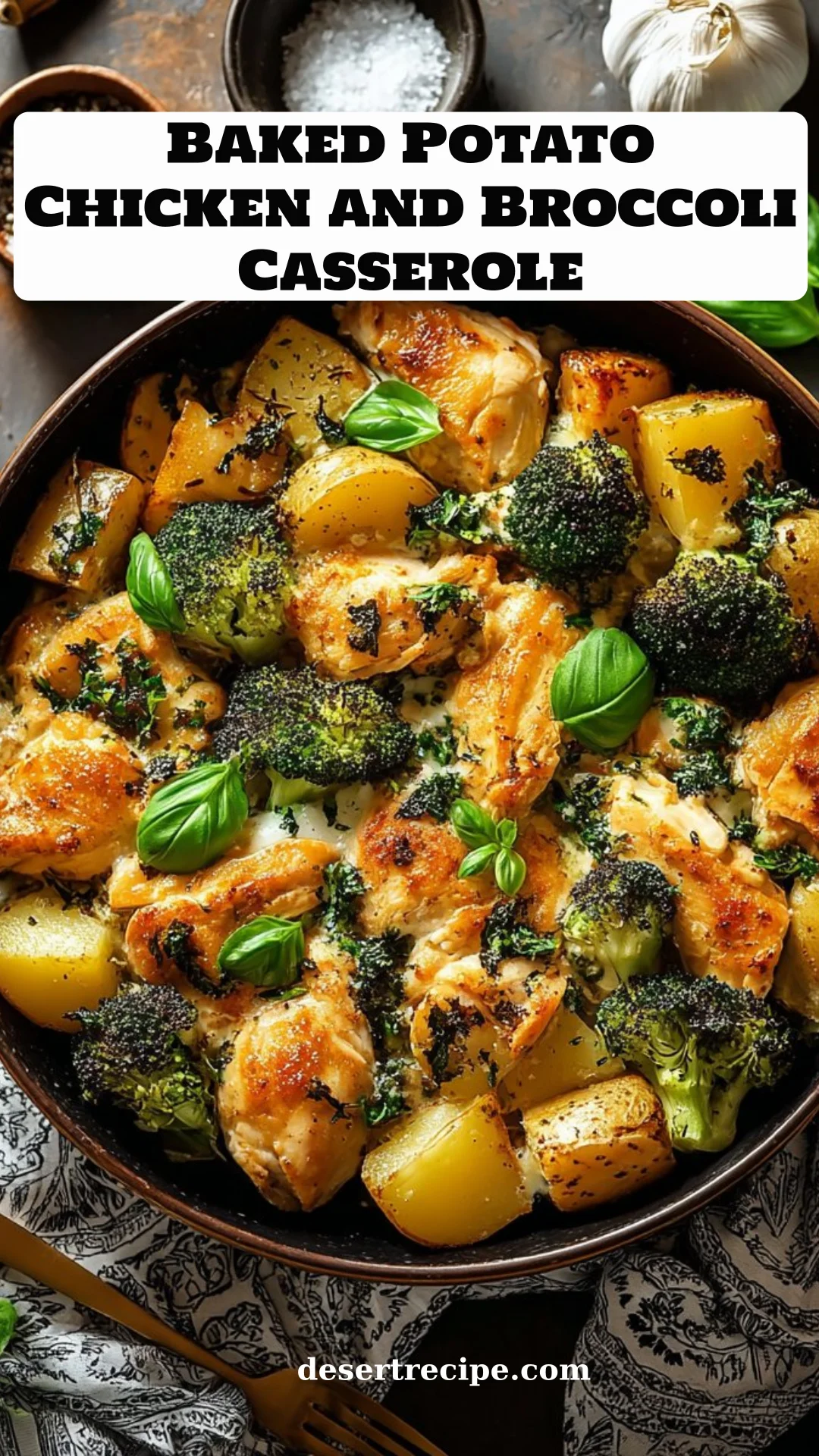 Baked Potato Chicken and Broccoli Casserole