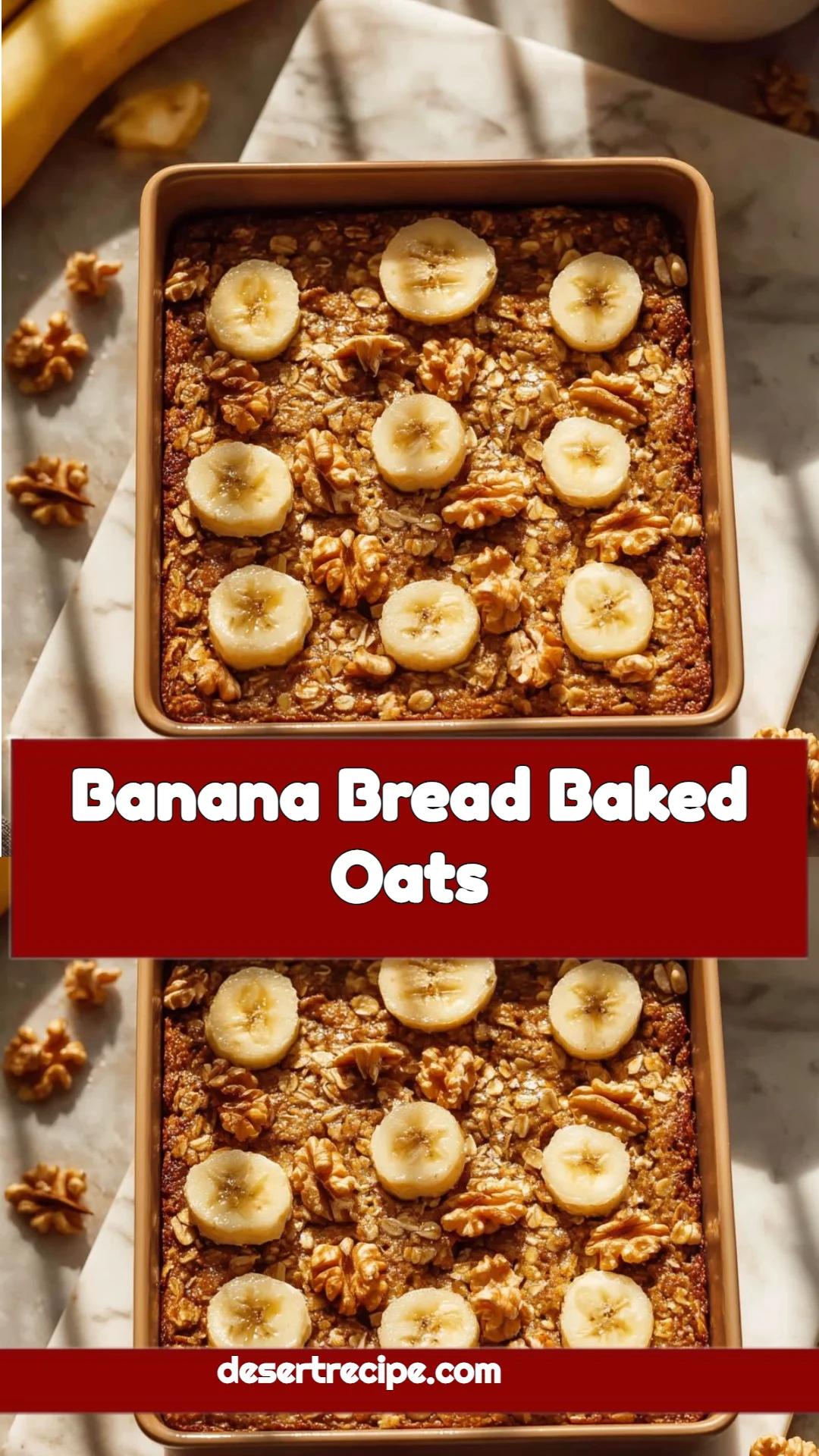 Banana Bread Baked Oats