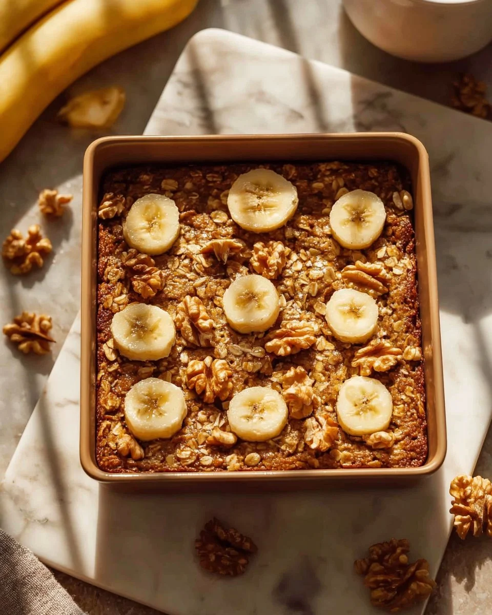 Banana Bread Baked Oats