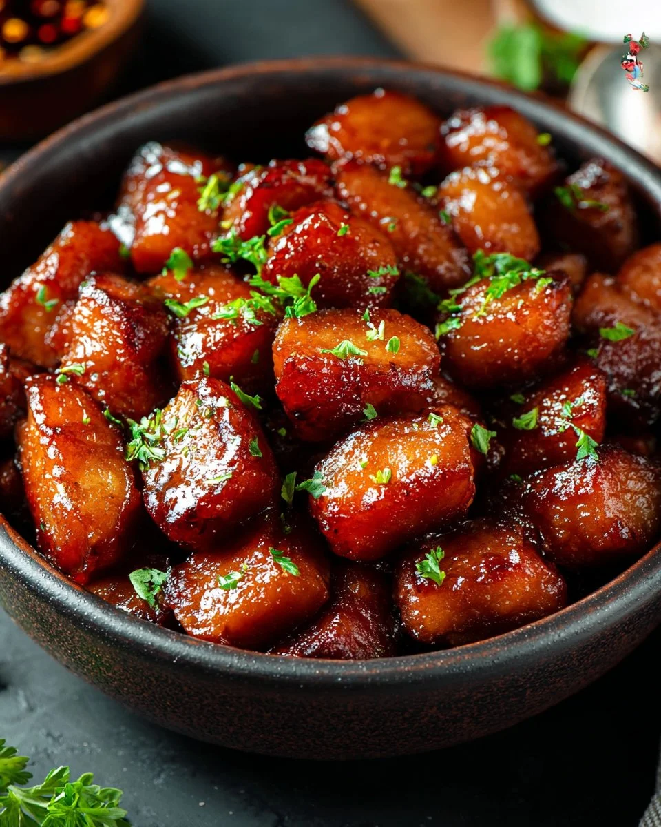 Brown Sugar Bacon Little Smokies appetizer dish