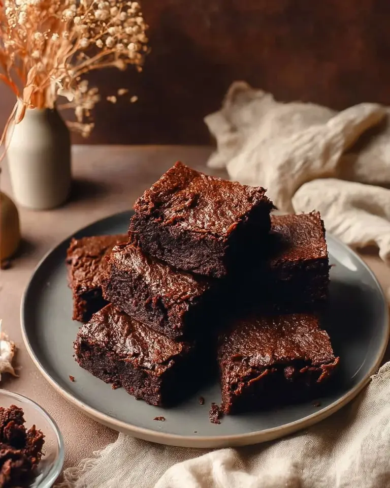 Chocolate banana brownies made with just three ingredients