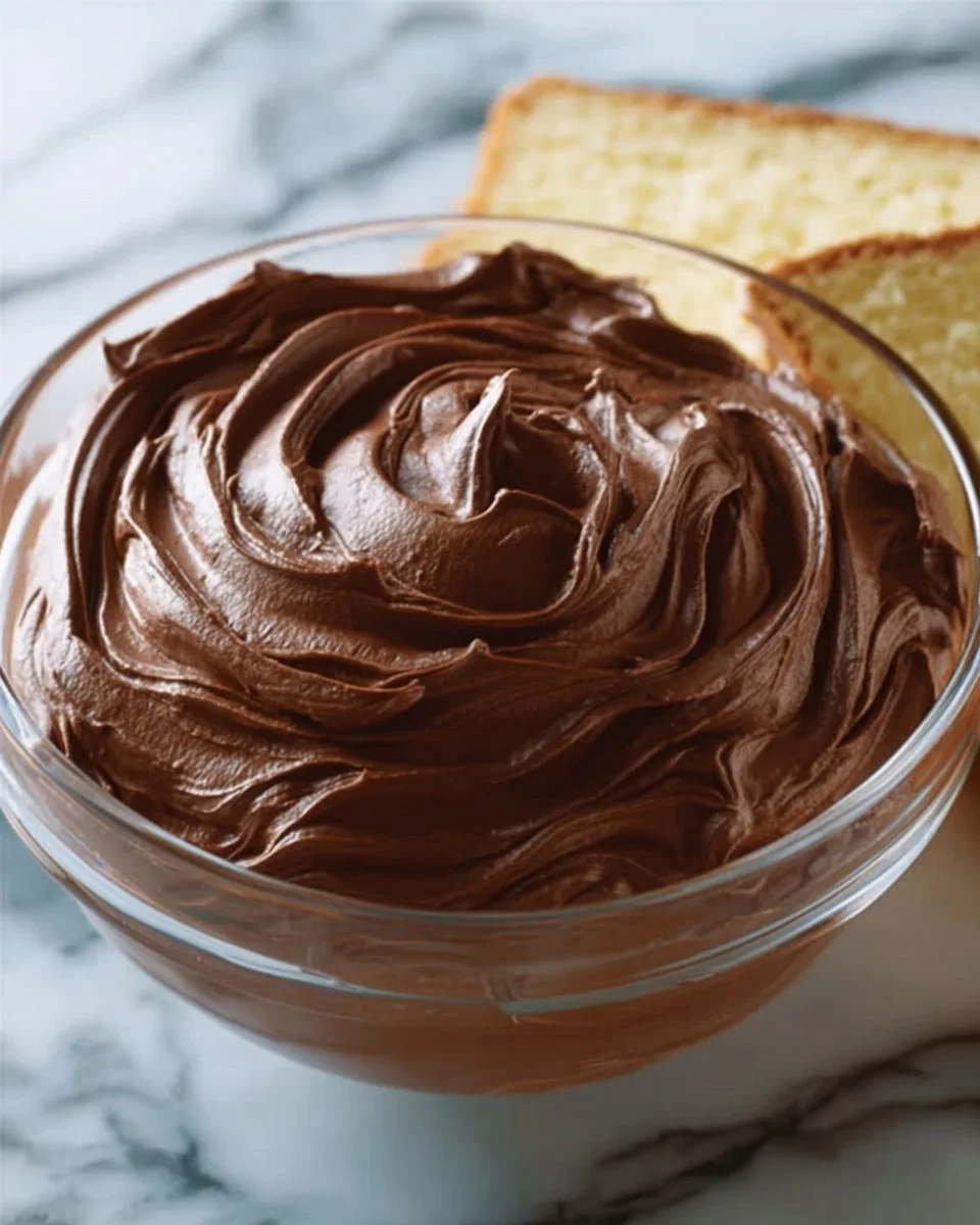 Delicious chocolate mousse filling in a decadent cake slice