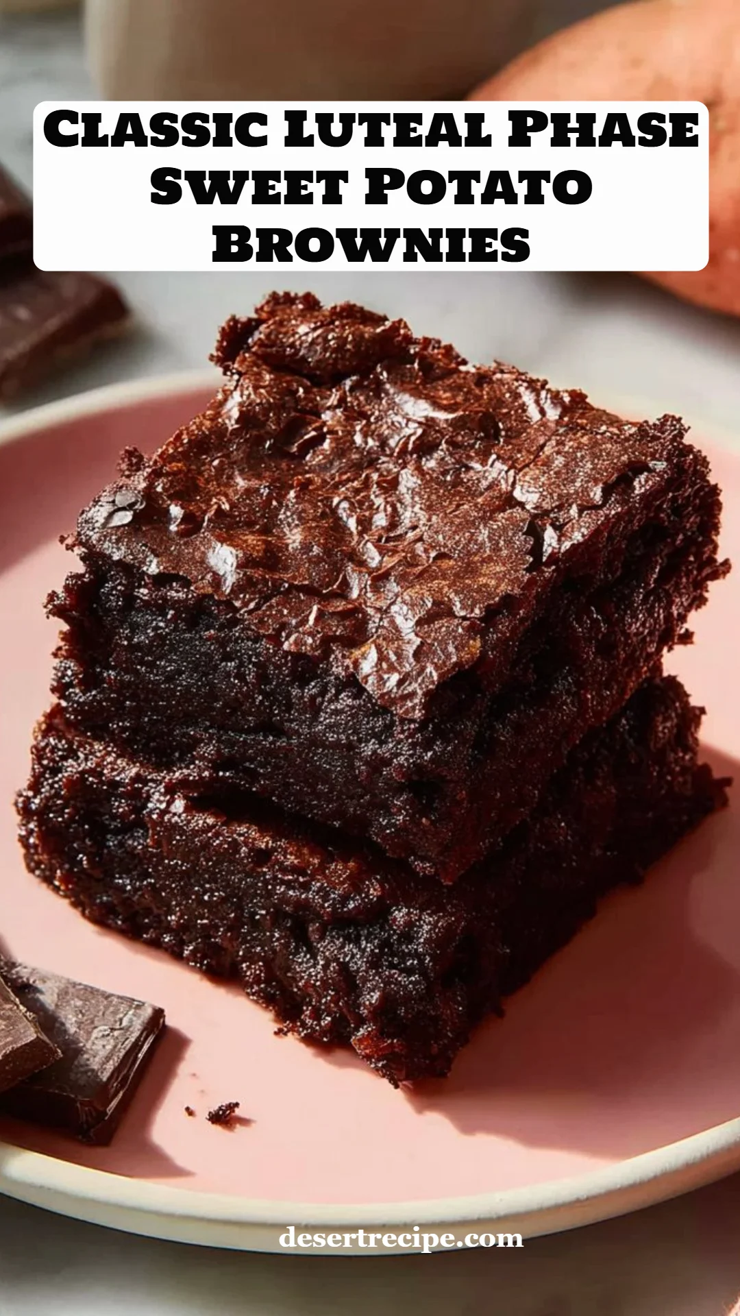 Classic Luteal Phase Sweet Potato Brownies