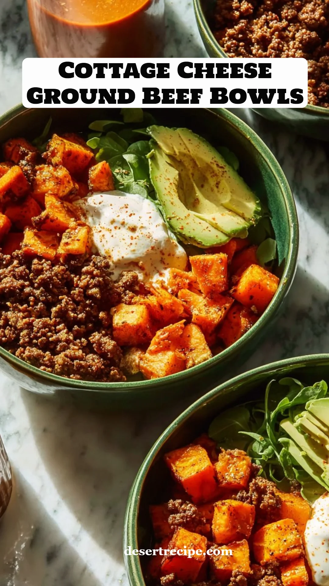Cottage Cheese Ground Beef Bowls