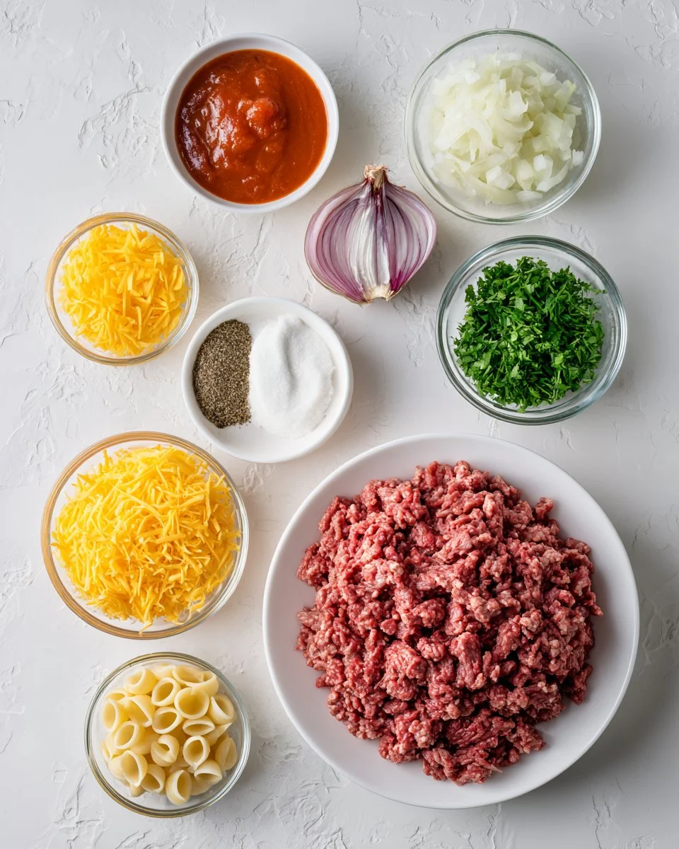 Creamy Beef and Shells