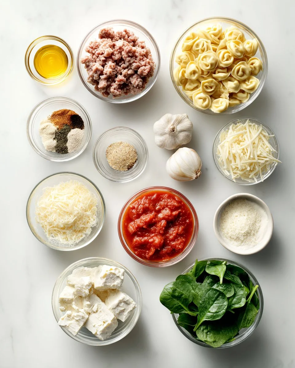 Crockpot Creamy Tortellini