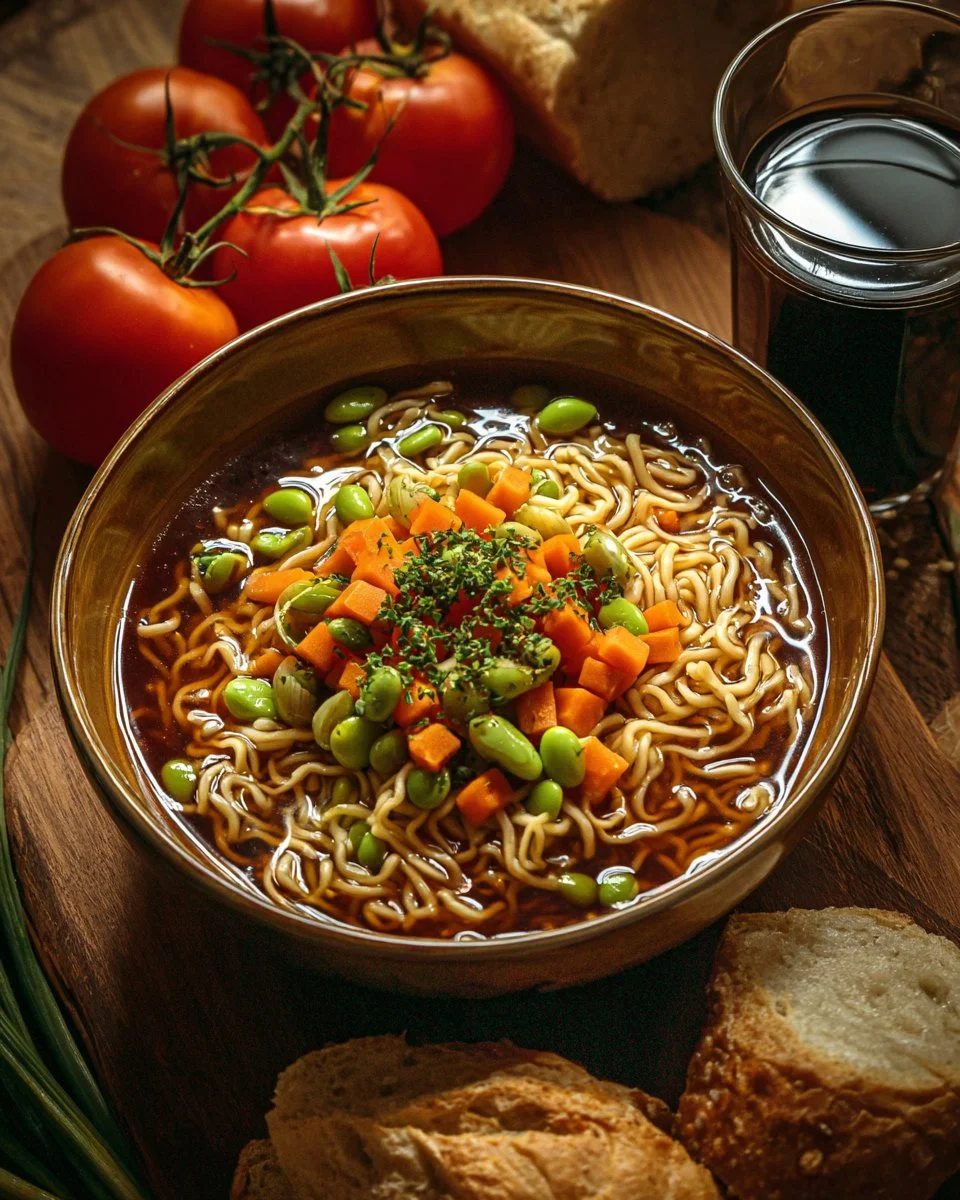 Easy Saucy Ramen Noodles