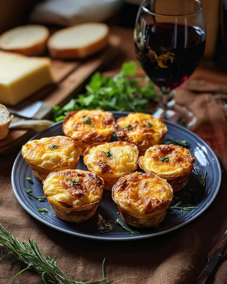 Baked egg muffins with vegetables and cheese in a muffin tin