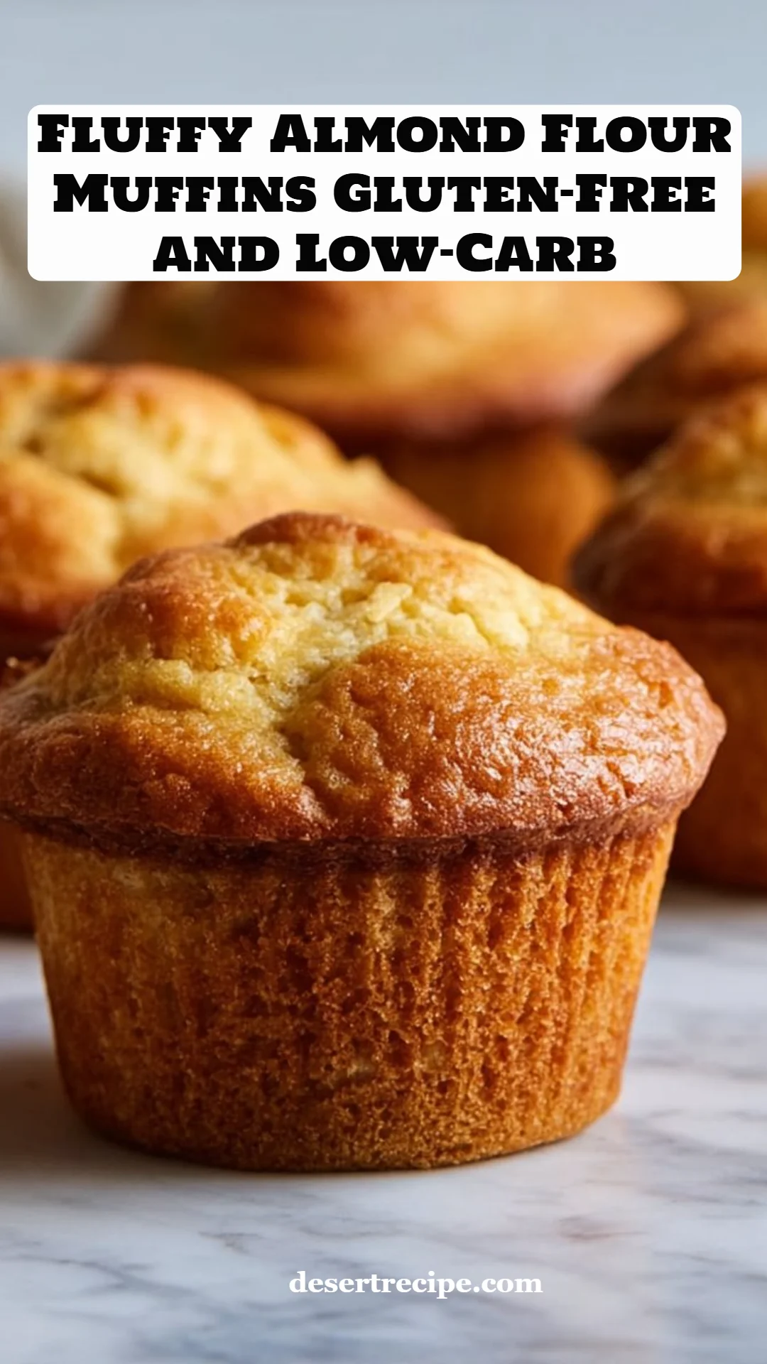 Fluffy Almond Flour Muffins Gluten-Free and Low-Carb