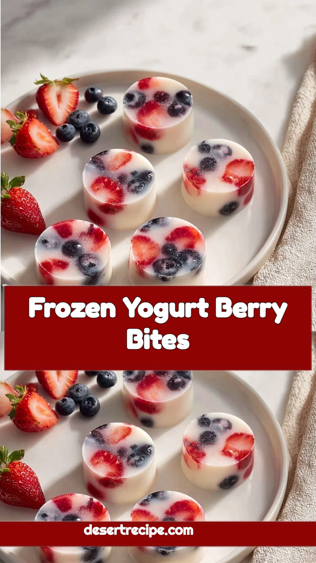 Frozen Yogurt Berry Bites