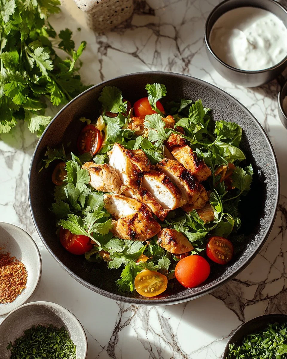 Garlic Chicken Wraps