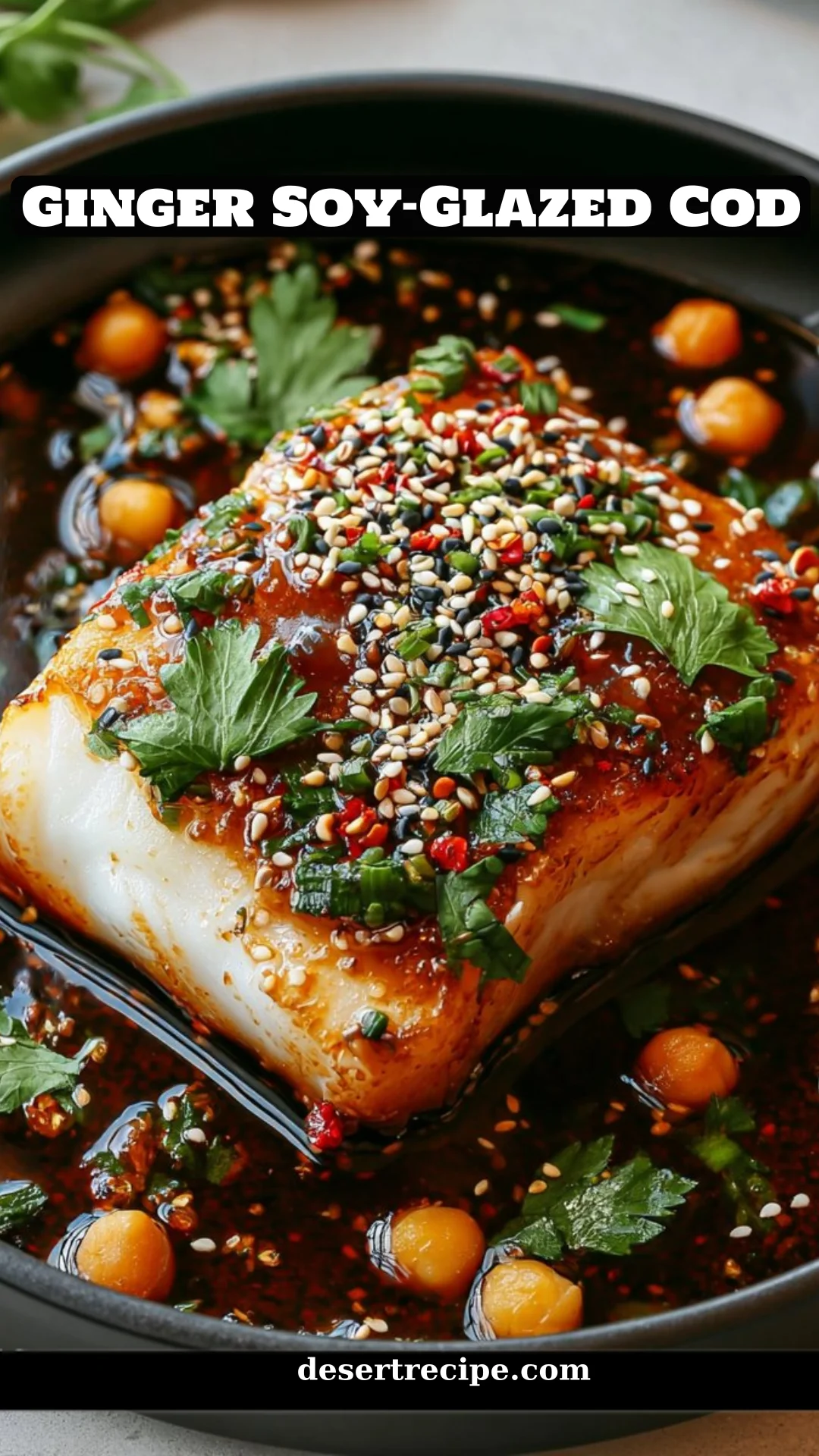 Ginger Soy-Glazed Cod