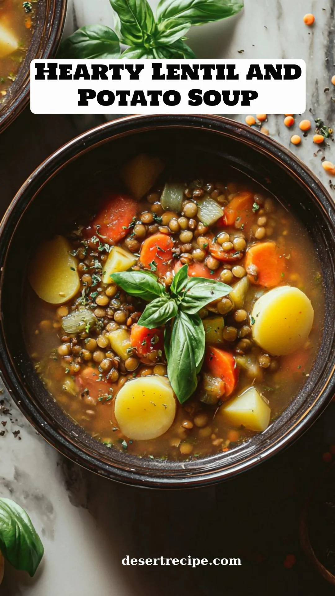 Hearty Lentil and Potato Soup