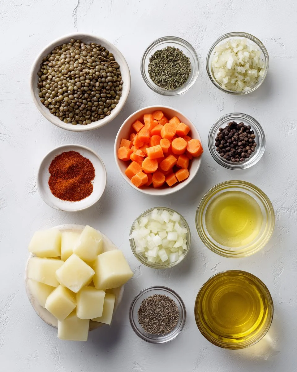 Hearty Lentil and Potato Soup