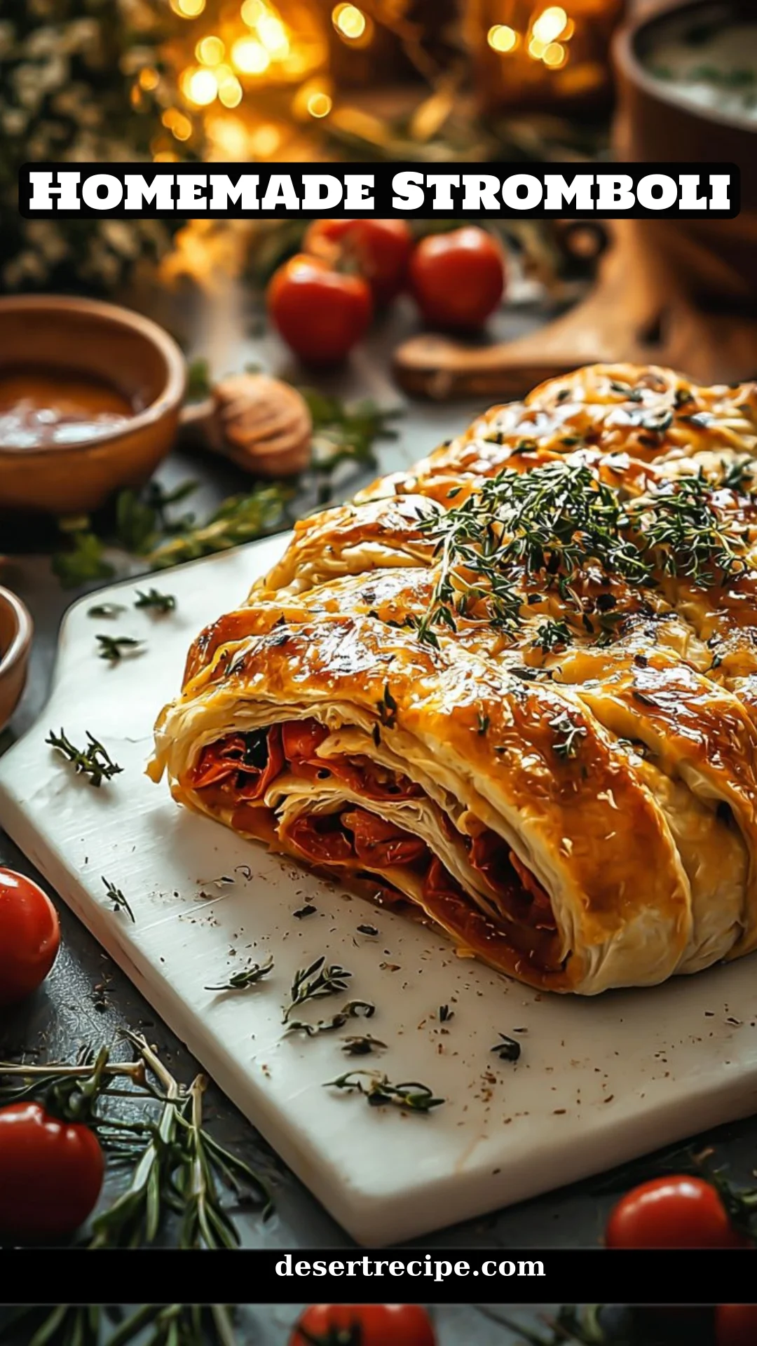 Homemade Stromboli