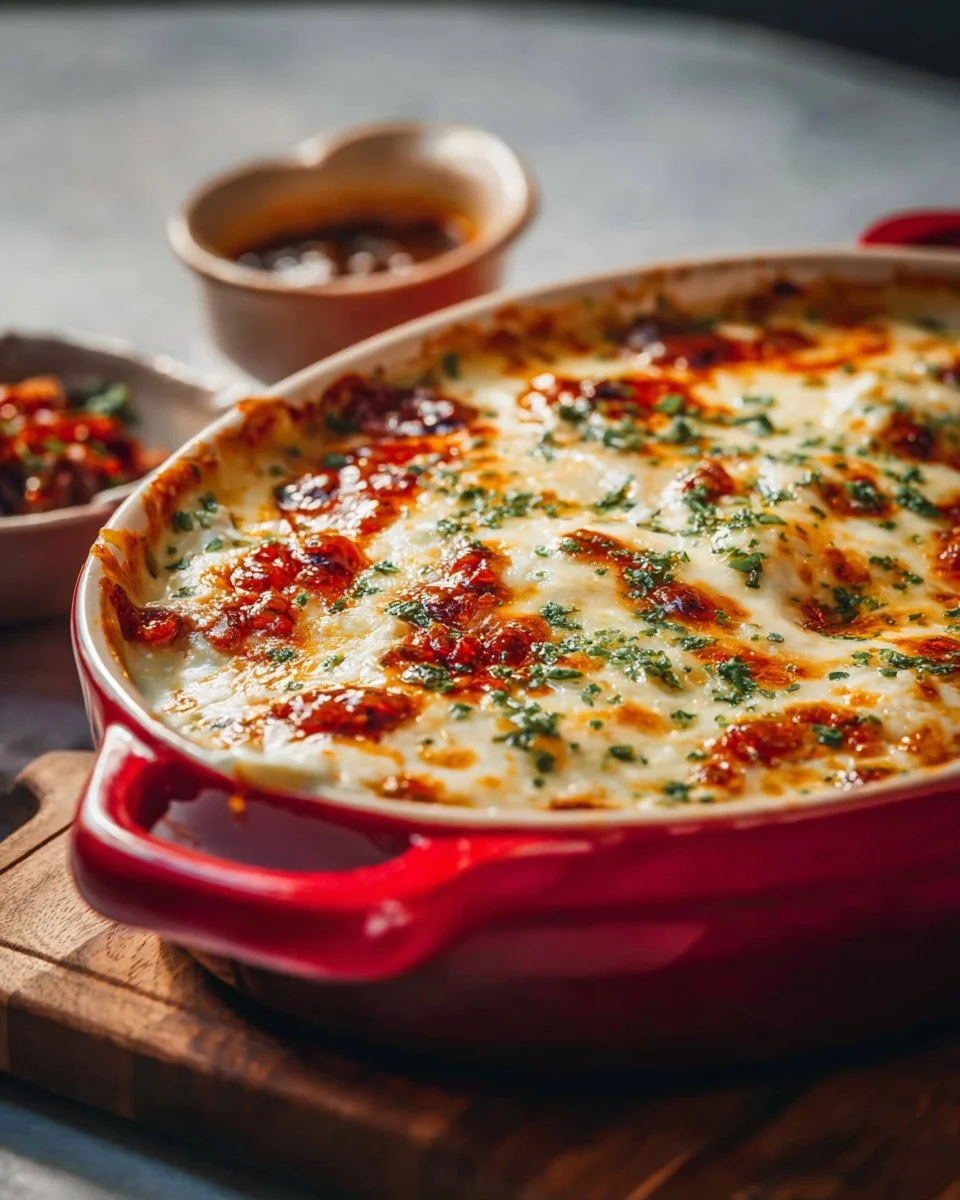 Hot Jalapeno Popper Dip with Bacon and Pepper Jelly