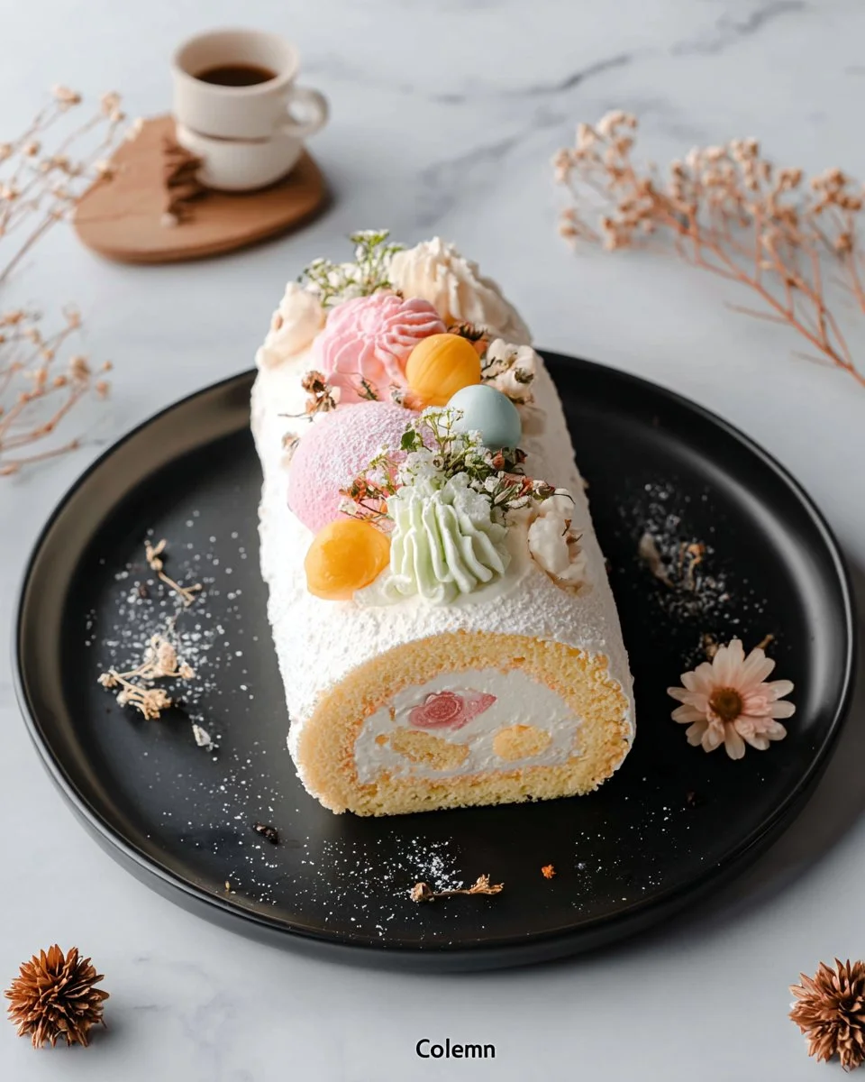 Japanese Cotton Candy Swiss Cake Roll