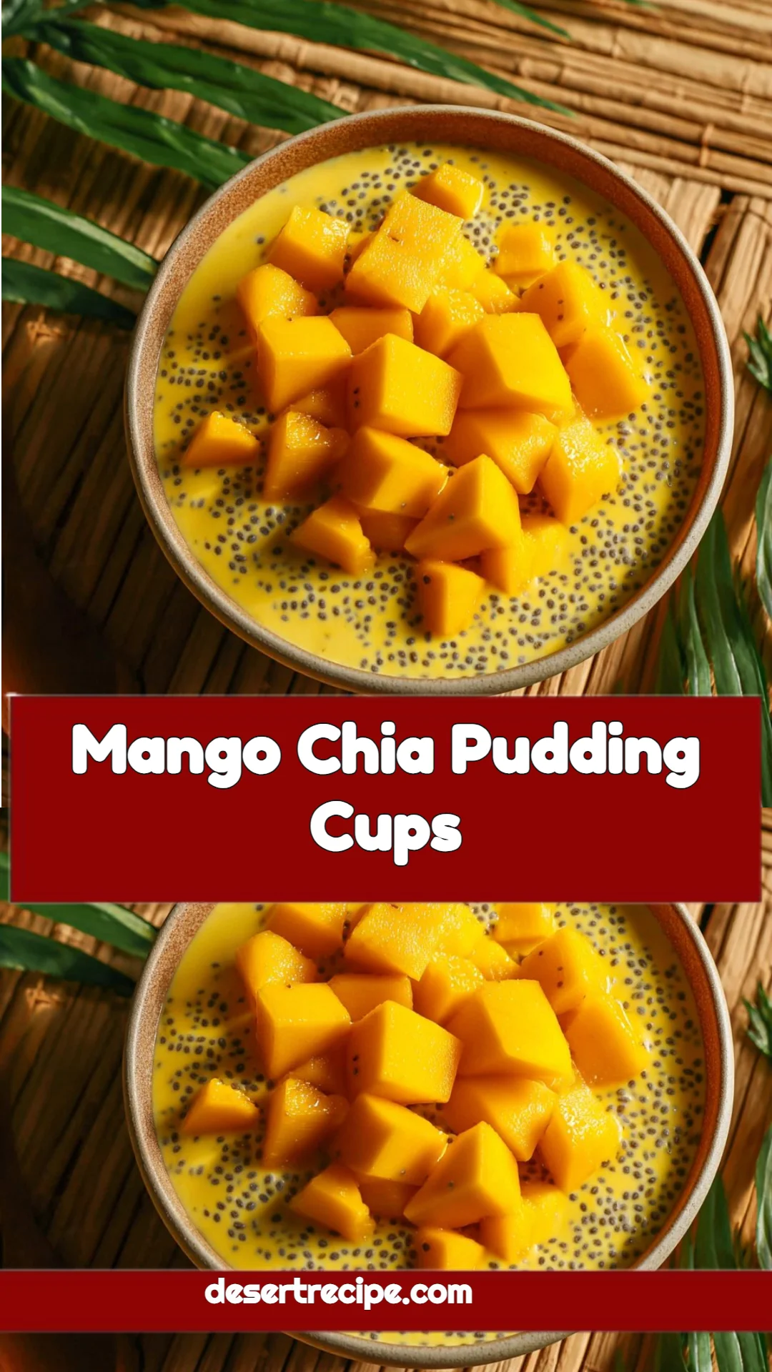 Mango Chia Pudding Cups