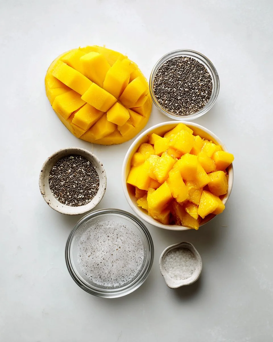 Mango Chia Pudding Cups
