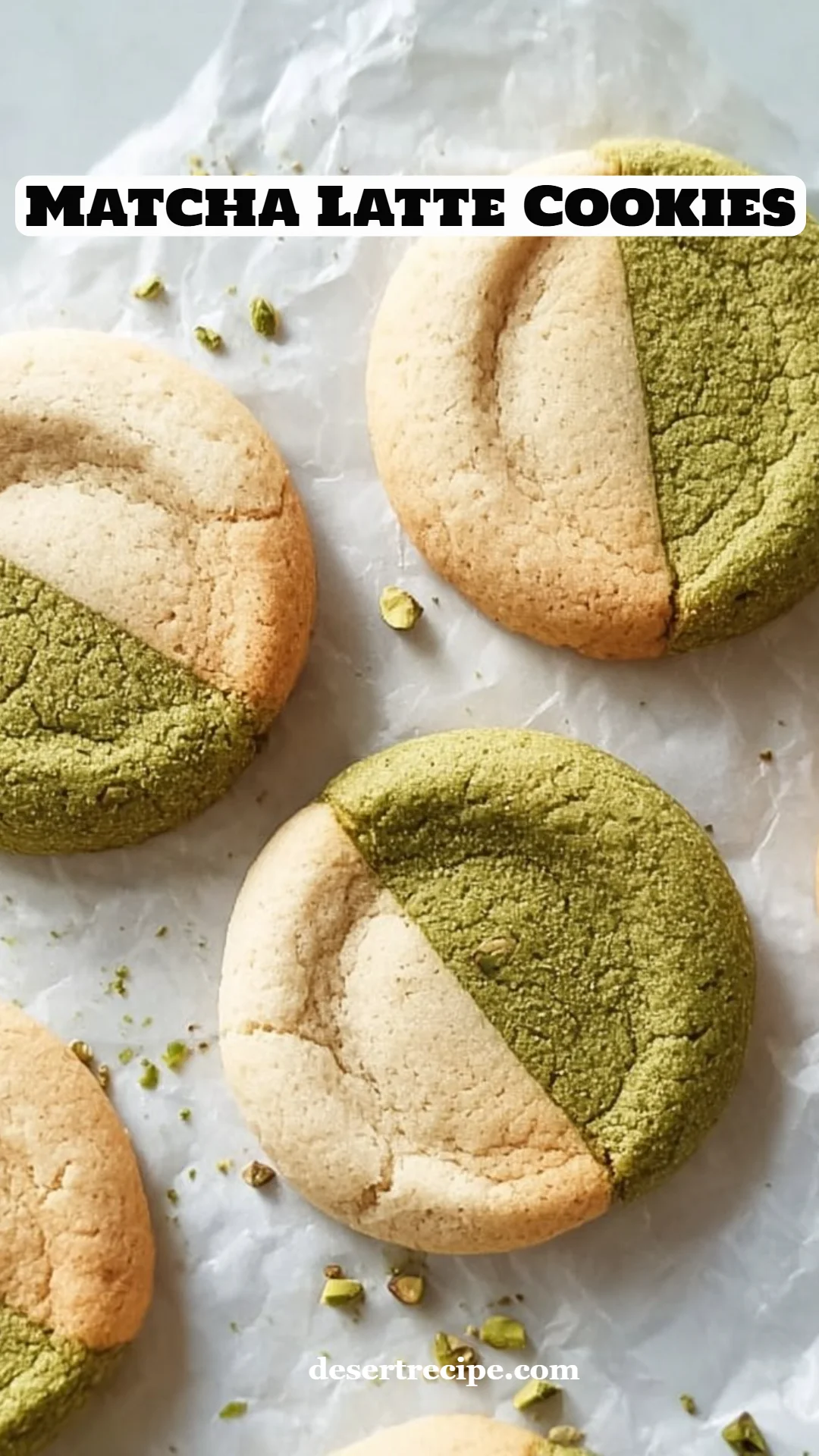 Matcha Latte Cookies