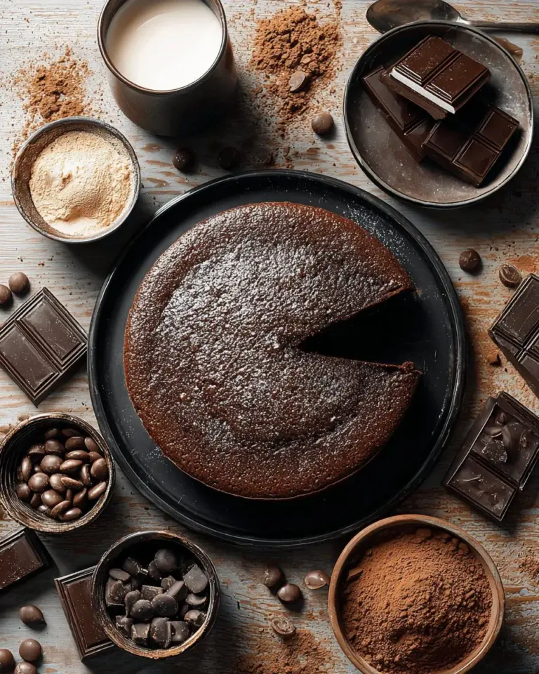 Moist and fudgy chocolate cake with rich chocolate frosting