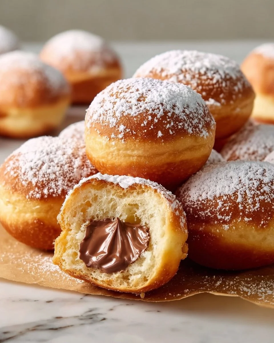 Nutella Bomboloni Recipe Italian Donuts