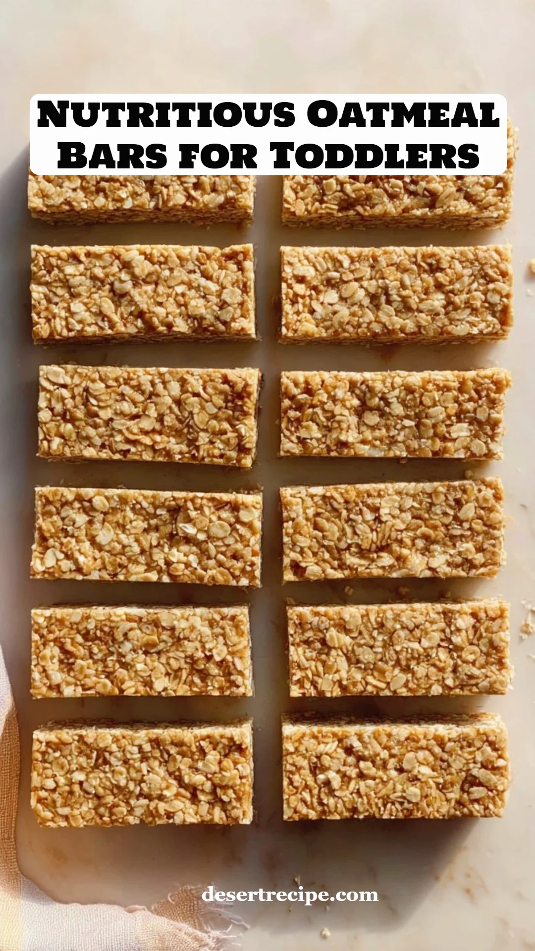 Nutritious Oatmeal Bars for Toddlers
