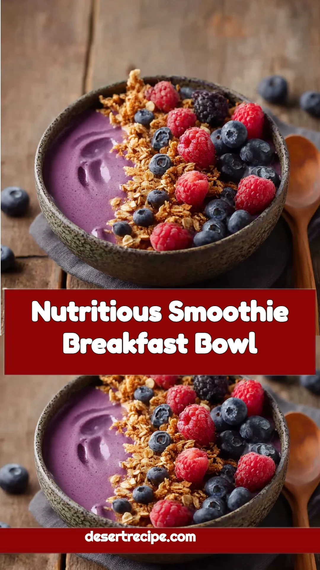Nutritious Smoothie Breakfast Bowl