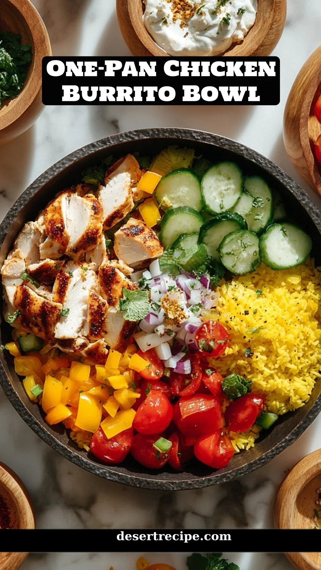 One-Pan Chicken Burrito Bowl