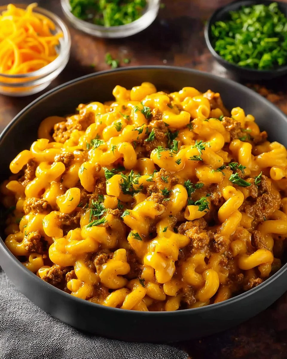 One-Pot Ground Turkey Hamburger Helper