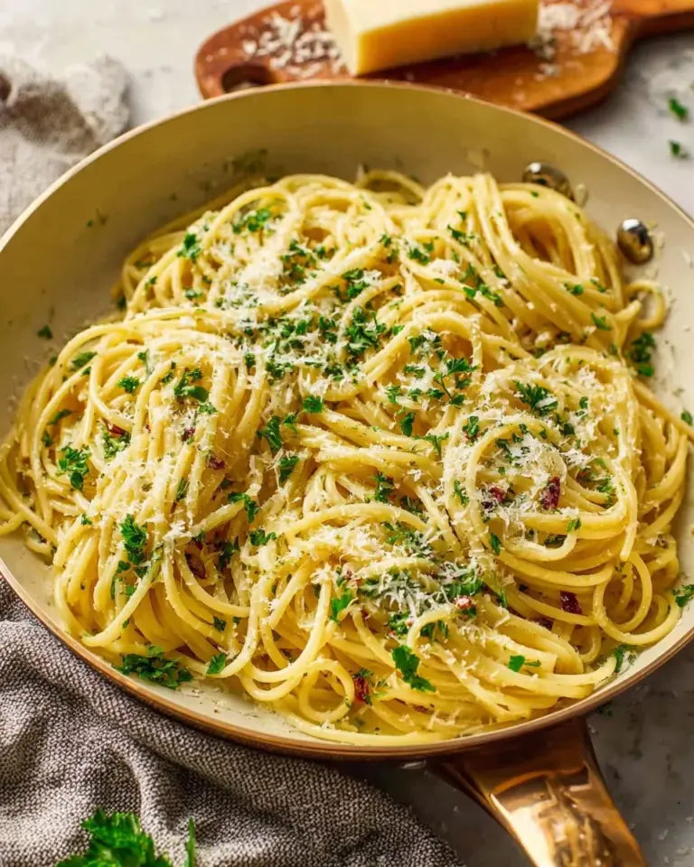 One Pot Spaghetti with Sun-Dried Tomatoes and Parmesan in a pot