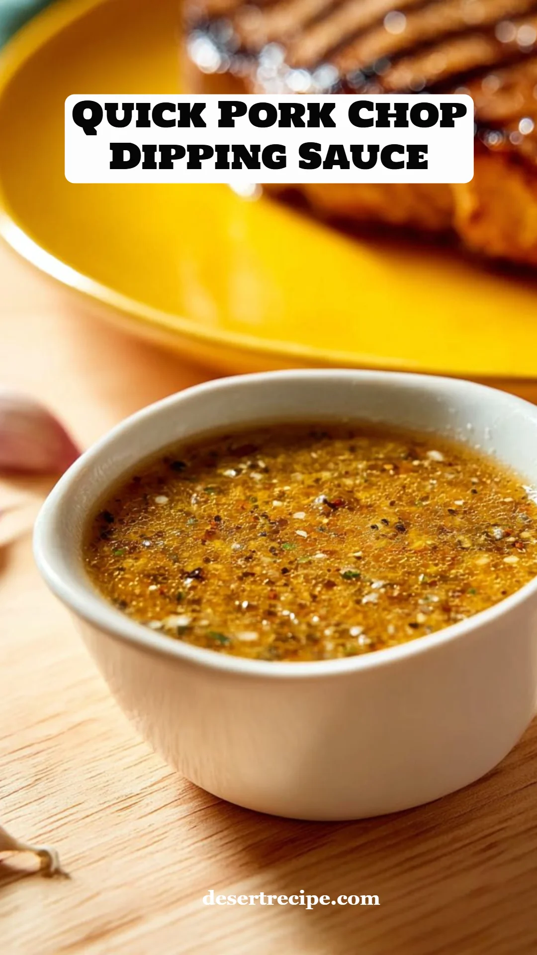 Quick Pork Chop Dipping Sauce