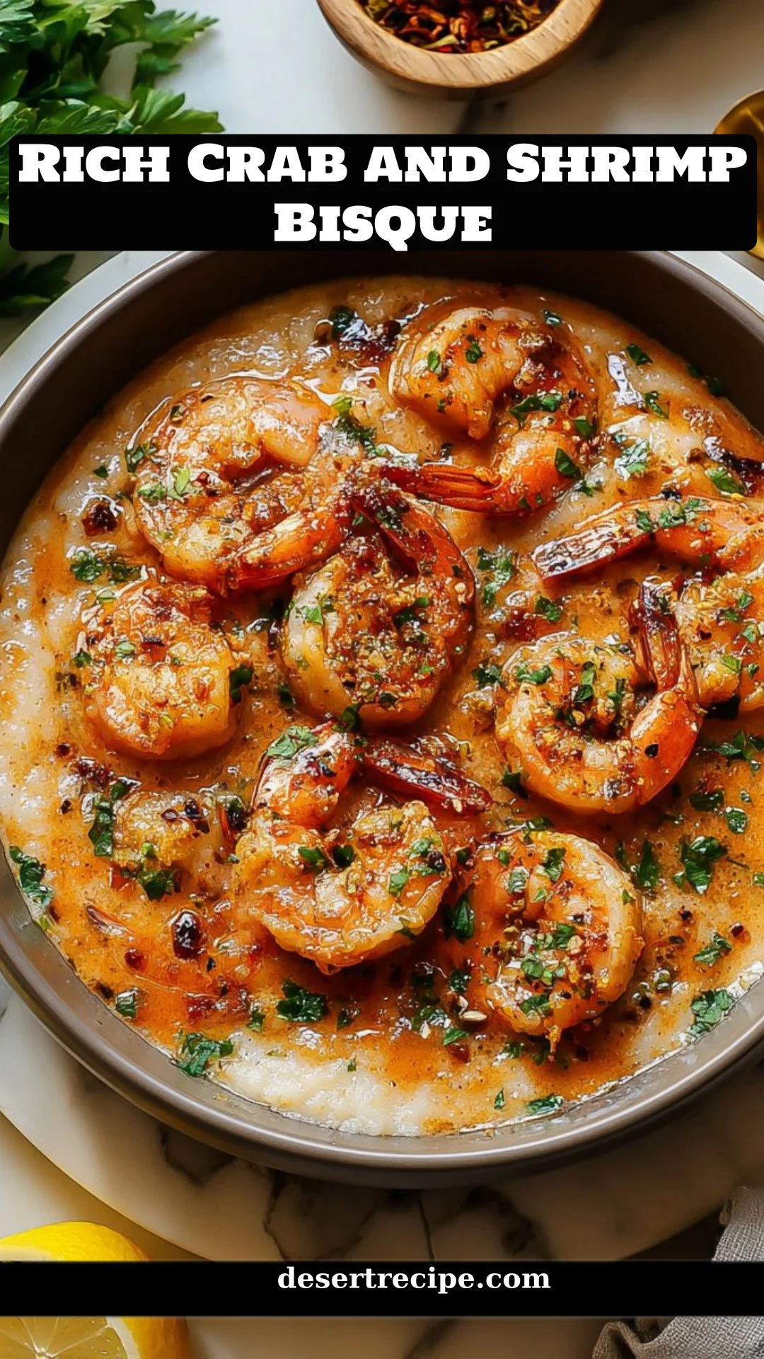 Rich Crab and Shrimp Bisque