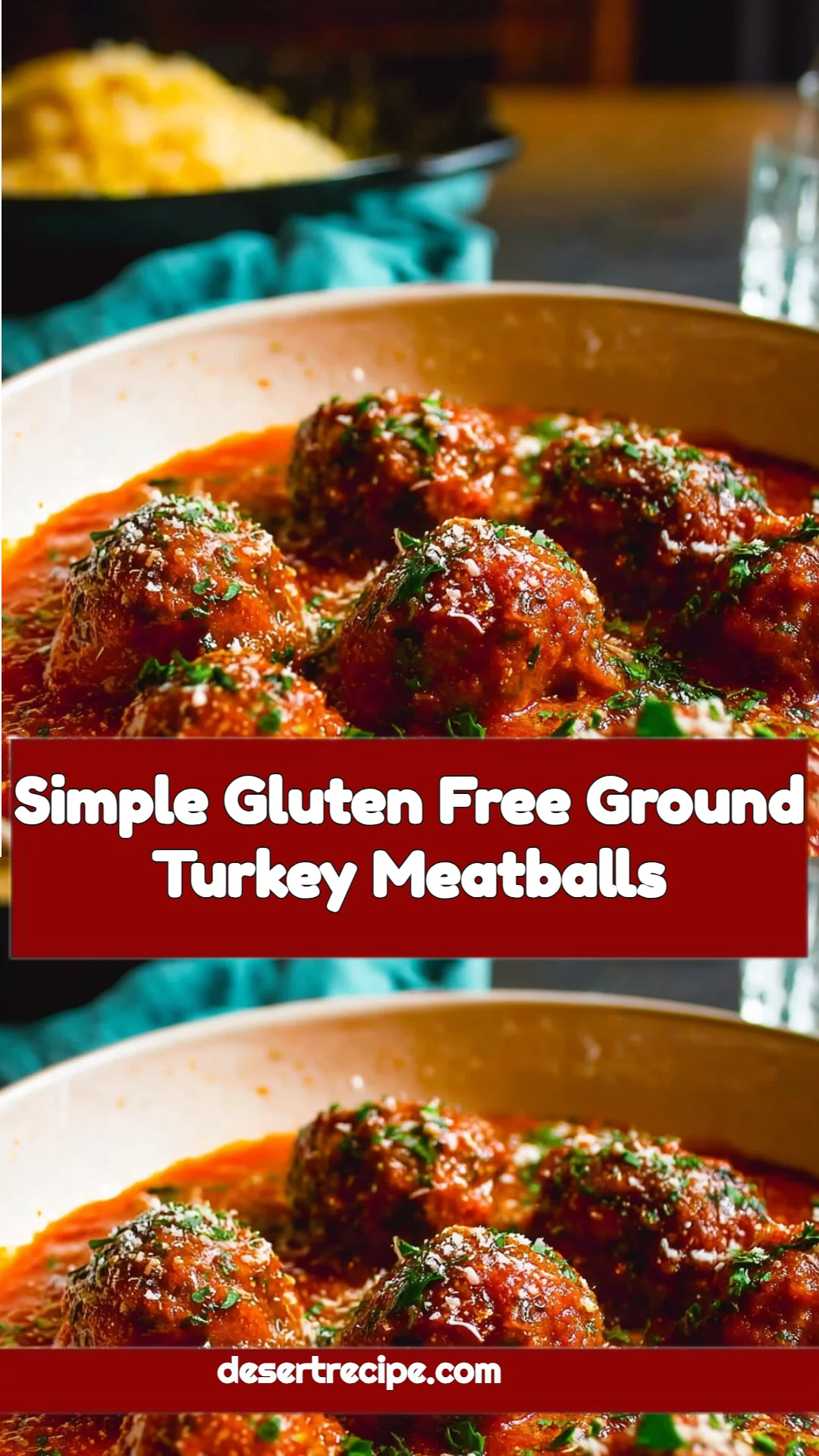 Simple Gluten Free Ground Turkey Meatballs