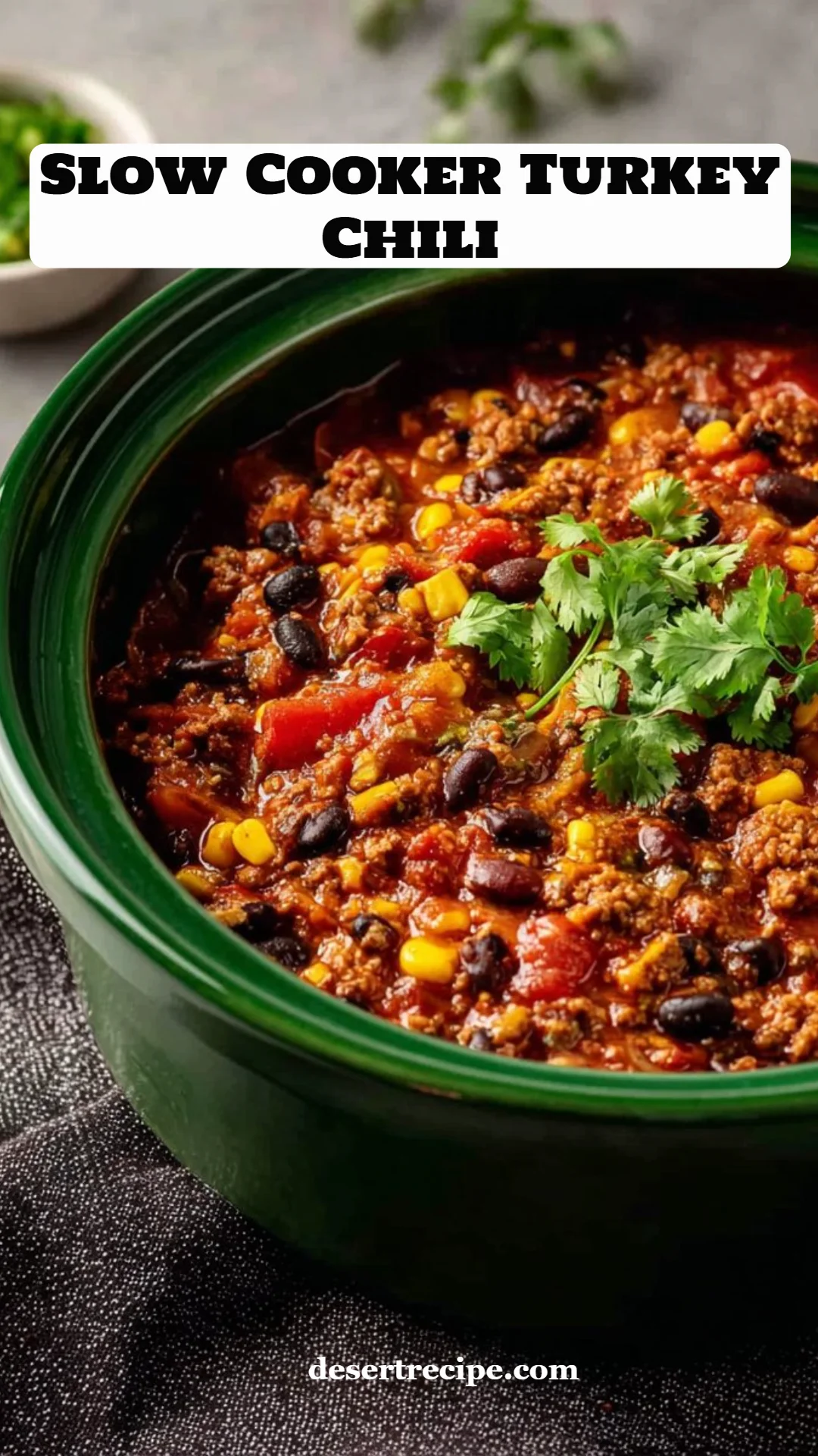 Slow Cooker Turkey Chili