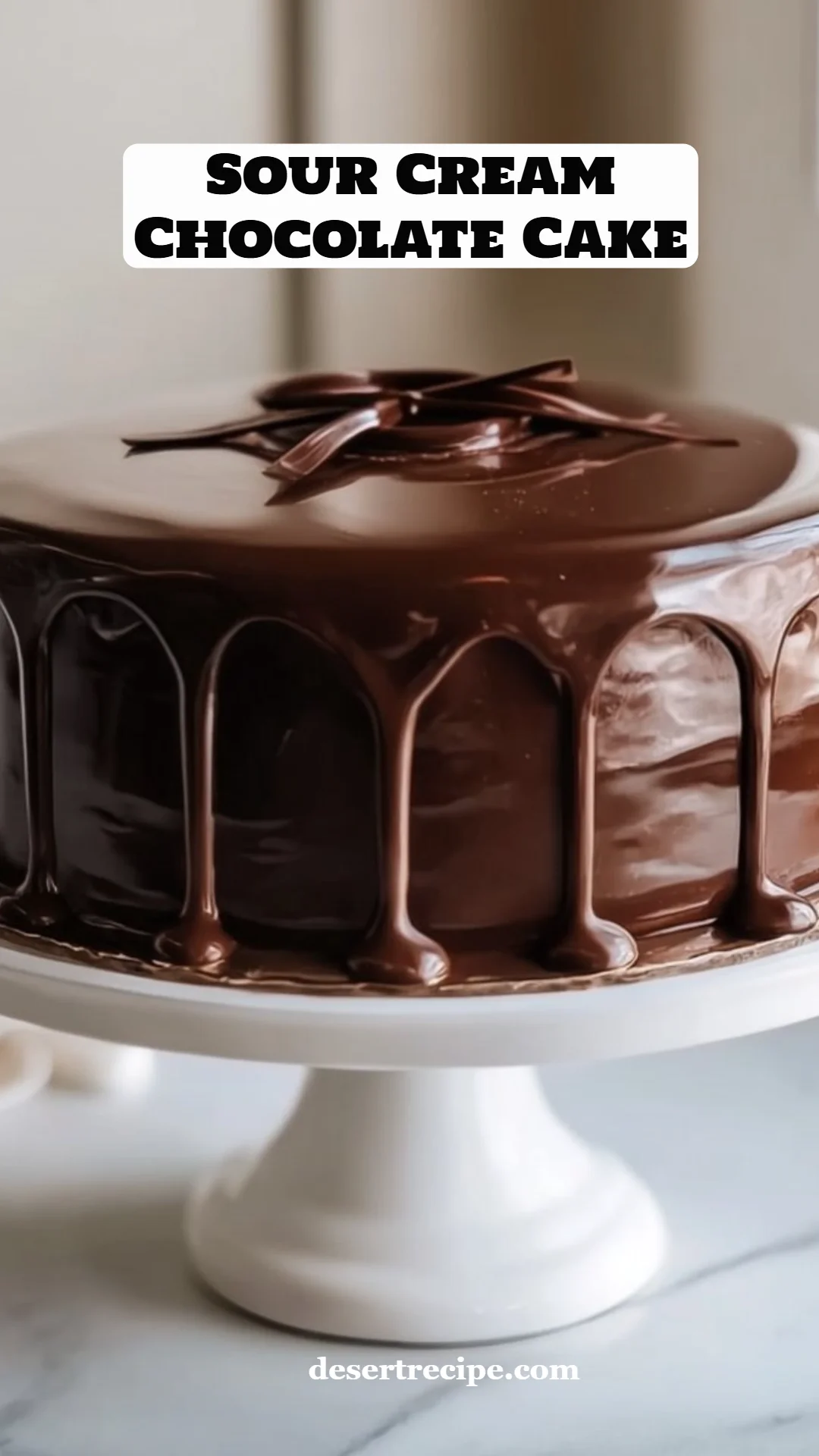 Sour Cream Chocolate Cake