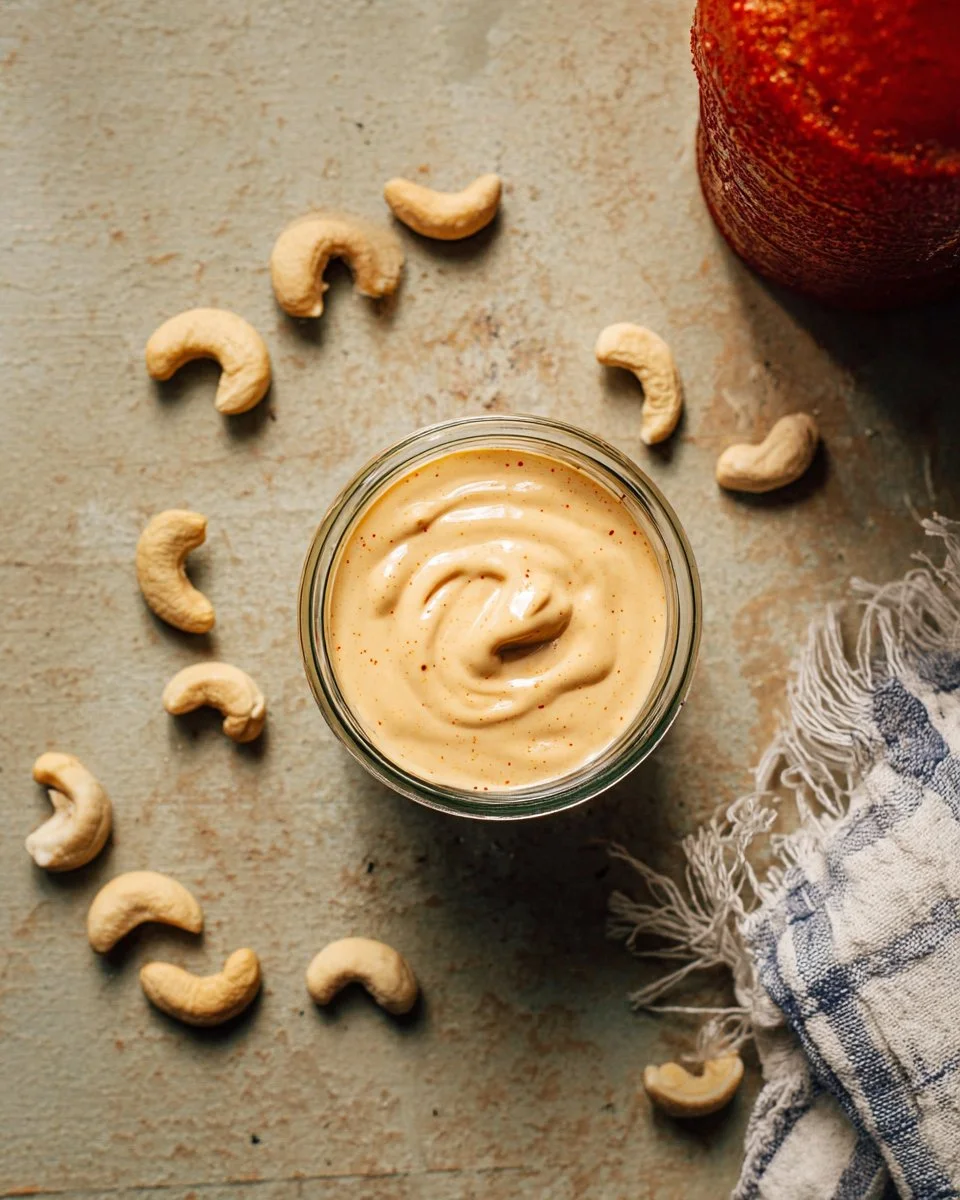 Sriracha Cashew Cheese Sauce (Aioli)