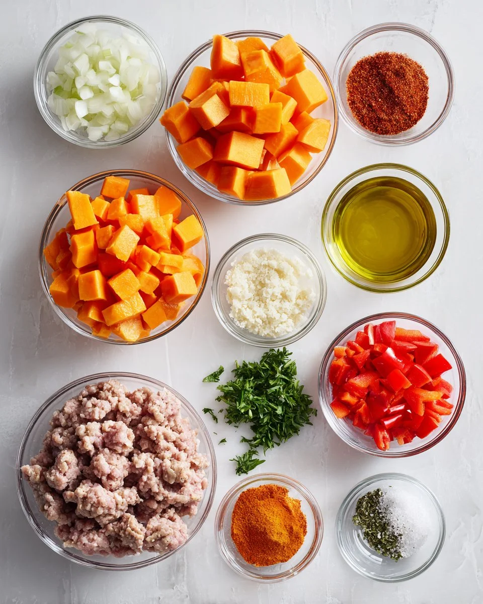 Sweet Potato and Turkey Hash