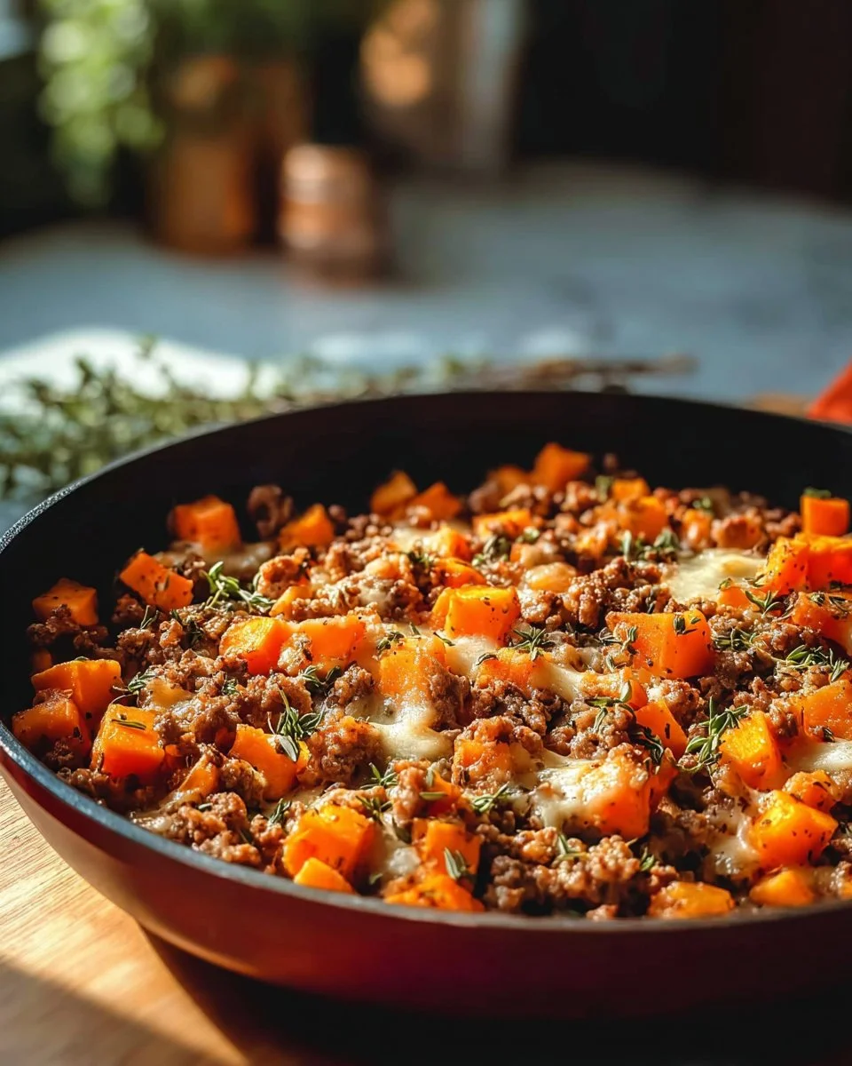 Sweet Potato and Turkey Hash