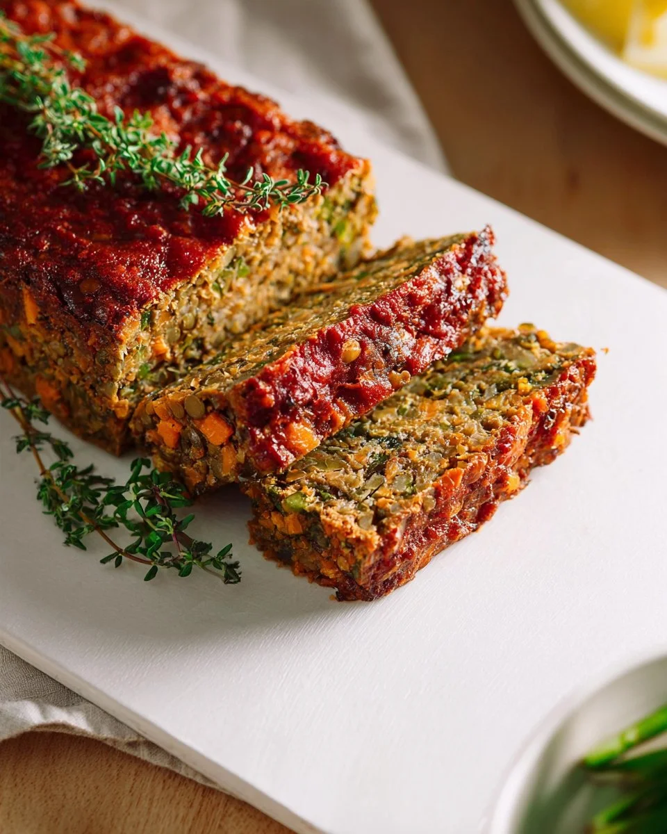 The Ultimate Vegetable Lentil Loaf