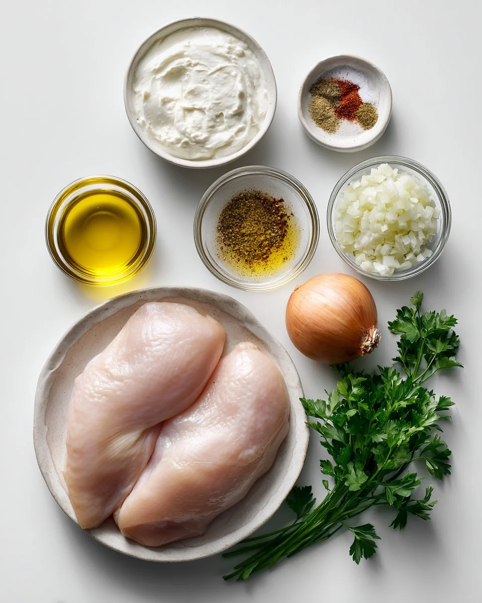 Turkish Chicken Creamy White Sauce Recipe