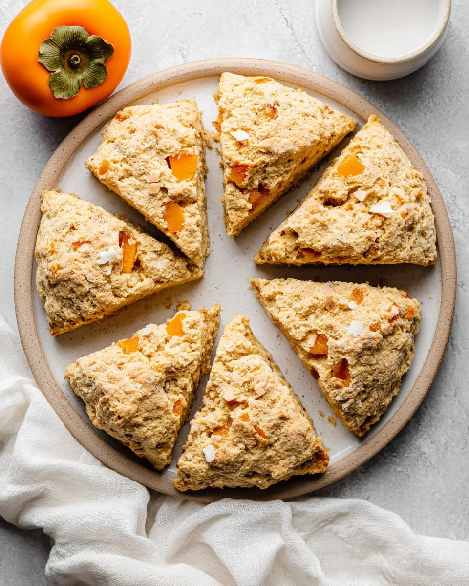 Vegan Persimmon Scones