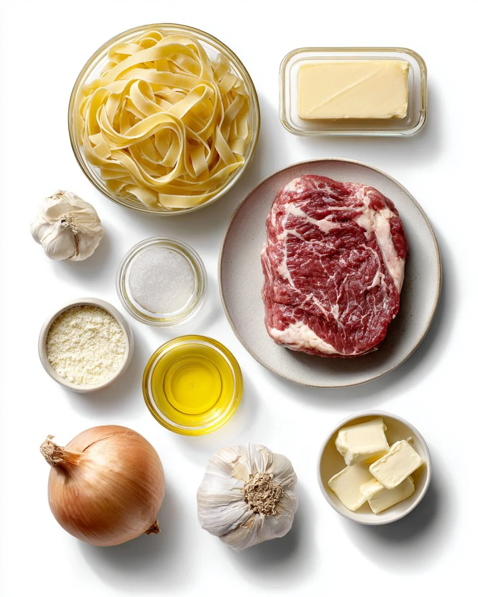 Velveeta Steak Fettuccine With Garlic Butter Cream Sauce