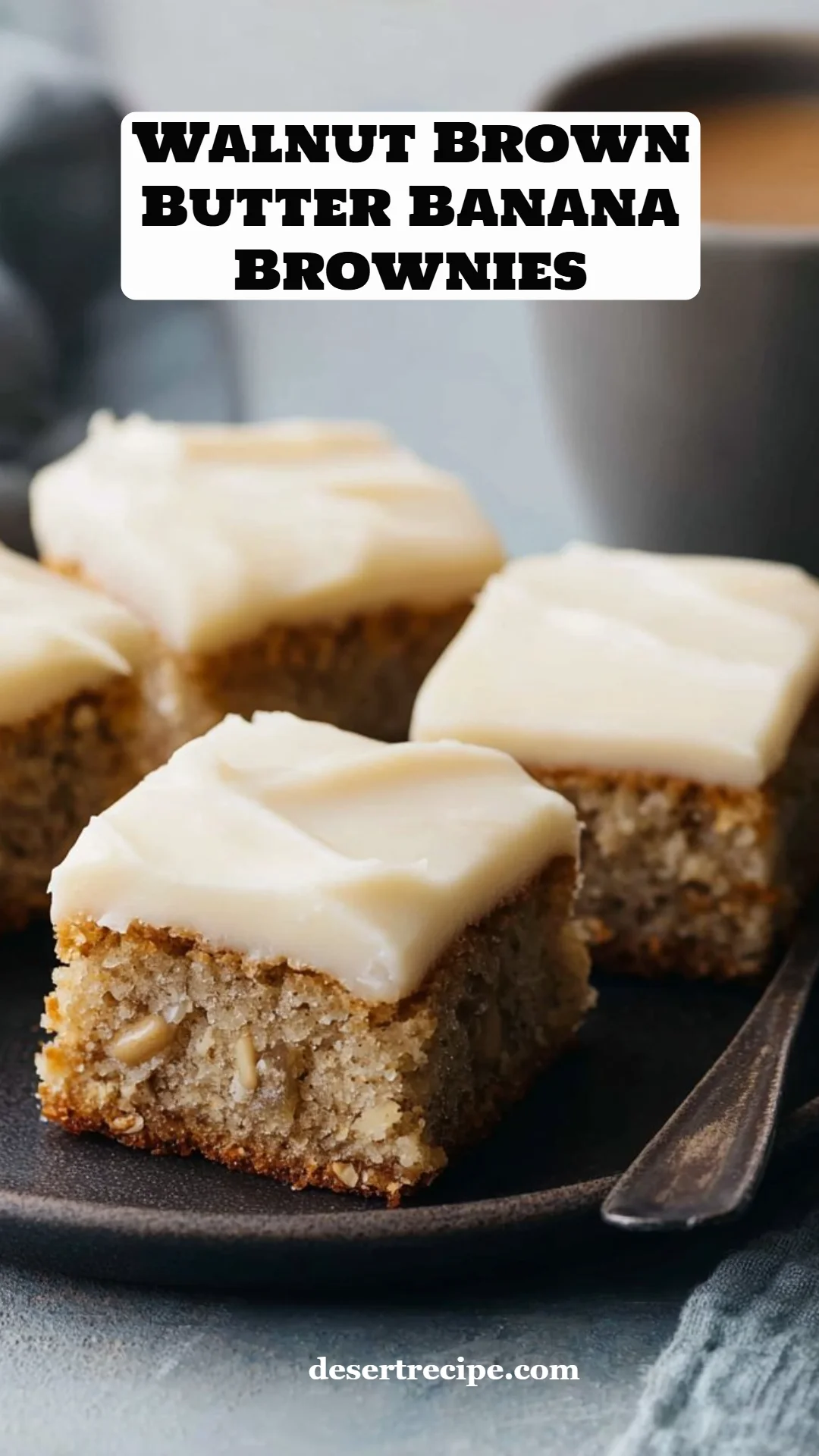 Walnut Brown Butter Banana Brownies