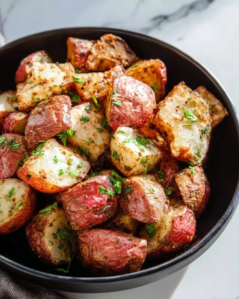 Crispy air fryer radishes served with seasoning
