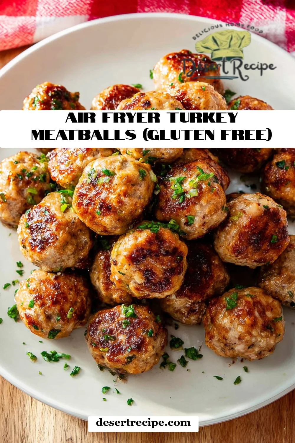 Air Fryer Turkey Meatballs (Gluten Free)