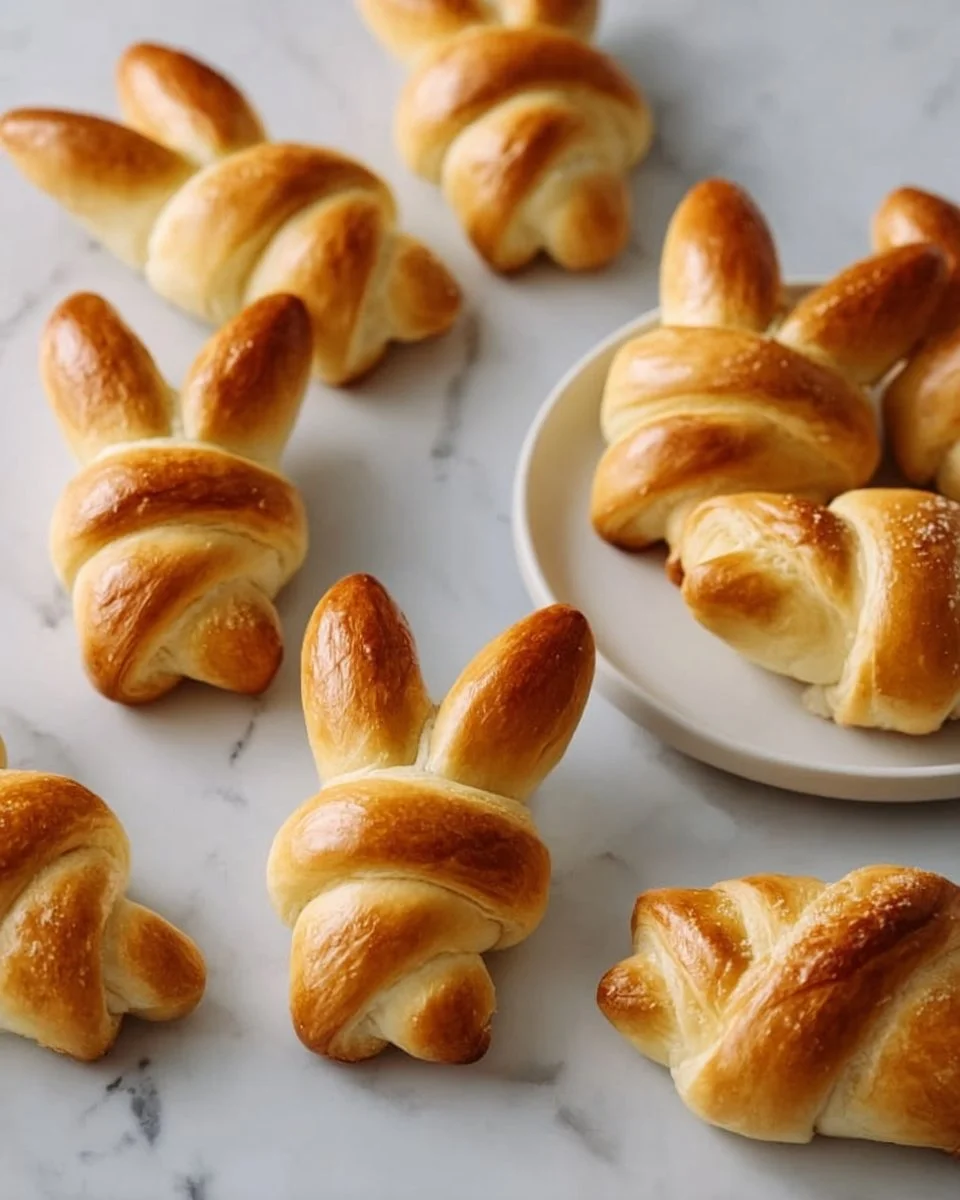 Easter Bunny Crescent Rolls