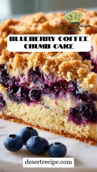 Blueberry Coffee Crumb Cake